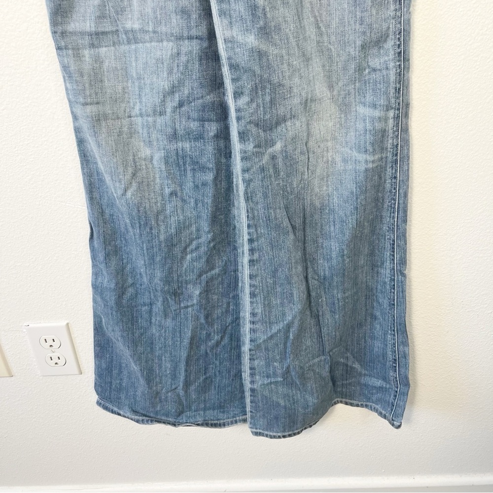 Citizens of Humanity Katie Flare Leg Overalls Size XS Blue Boho Anthropologie - Picture 4 of 12